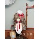 Twin Bears Take A Bite Of Cake White&Red JSK and Salopette(2nd Pre-Order/Full Payment Without Shipping)